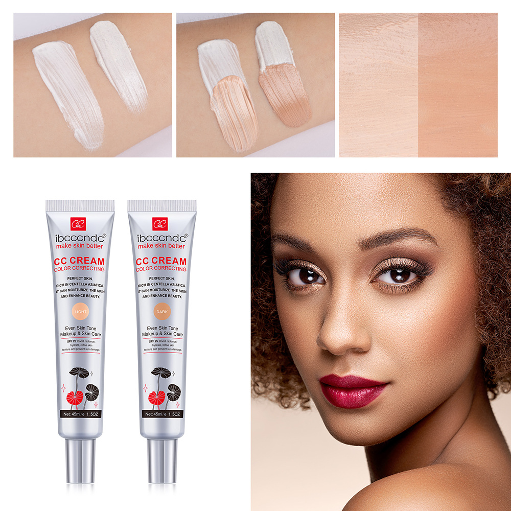 Moisturizing Correcting CC Cream Waterproof Anti-sweat Makeup Before Concealer Lasting