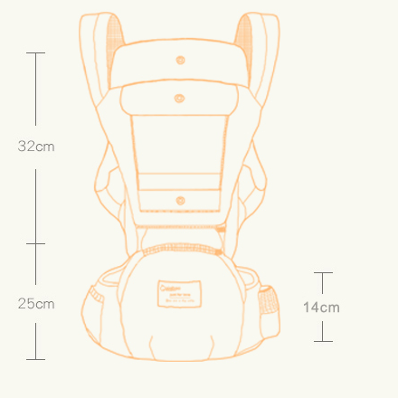 Multi-Functional Baby Waist Stool with Hip Seat – Ergonomic Carrier for 3–36 Months – Lightweight, Breathable, and Comfortable