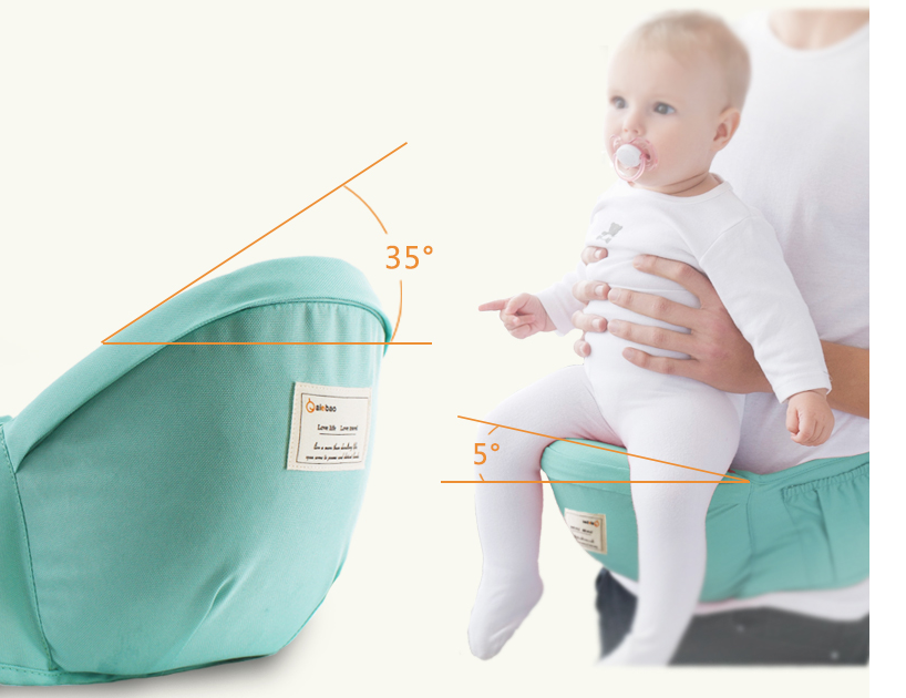 Multi-Functional Baby Waist Stool with Hip Seat – Ergonomic Carrier for 3–36 Months – Lightweight, Breathable, and Comfortable